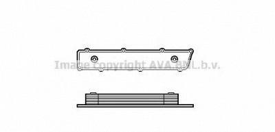 AVA QUALITY COOLING ol3195 -  масляный радиатор, двигательное масло